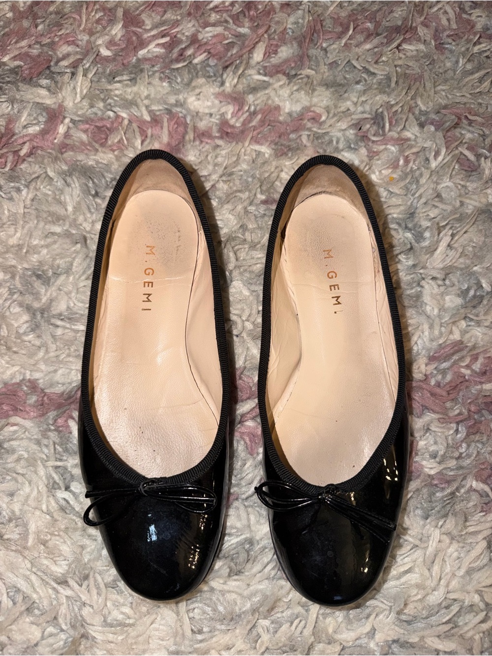 M.Gemi patent ballet flats 39